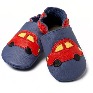 Liliputi® Soft Baby Shoes - Blue Cars V8