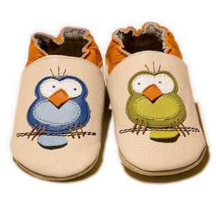 Liliputi® Soft Baby Shoes Silent Birds 